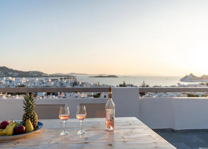 アパート White House By Blue Waters Mykonos *