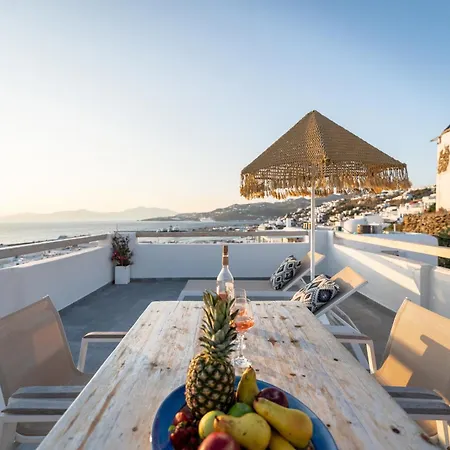 White House By Blue Waters Mykonos Lejlighed *